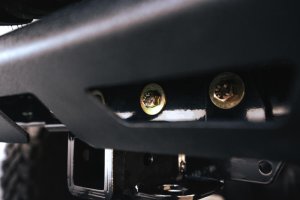 Jeep Wrangler JK Trailer Hitch - DV8 Offroad - Bolt-On AHJP-02 - Gloss Black - `07-`18